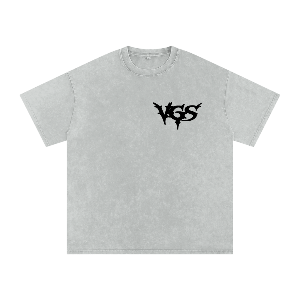 VGS ARCHIVED SNOW WASH GREY TEE 1.0