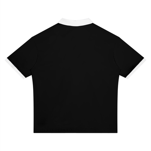 VGS ARCHIVED BLACK CONTRAST POLO