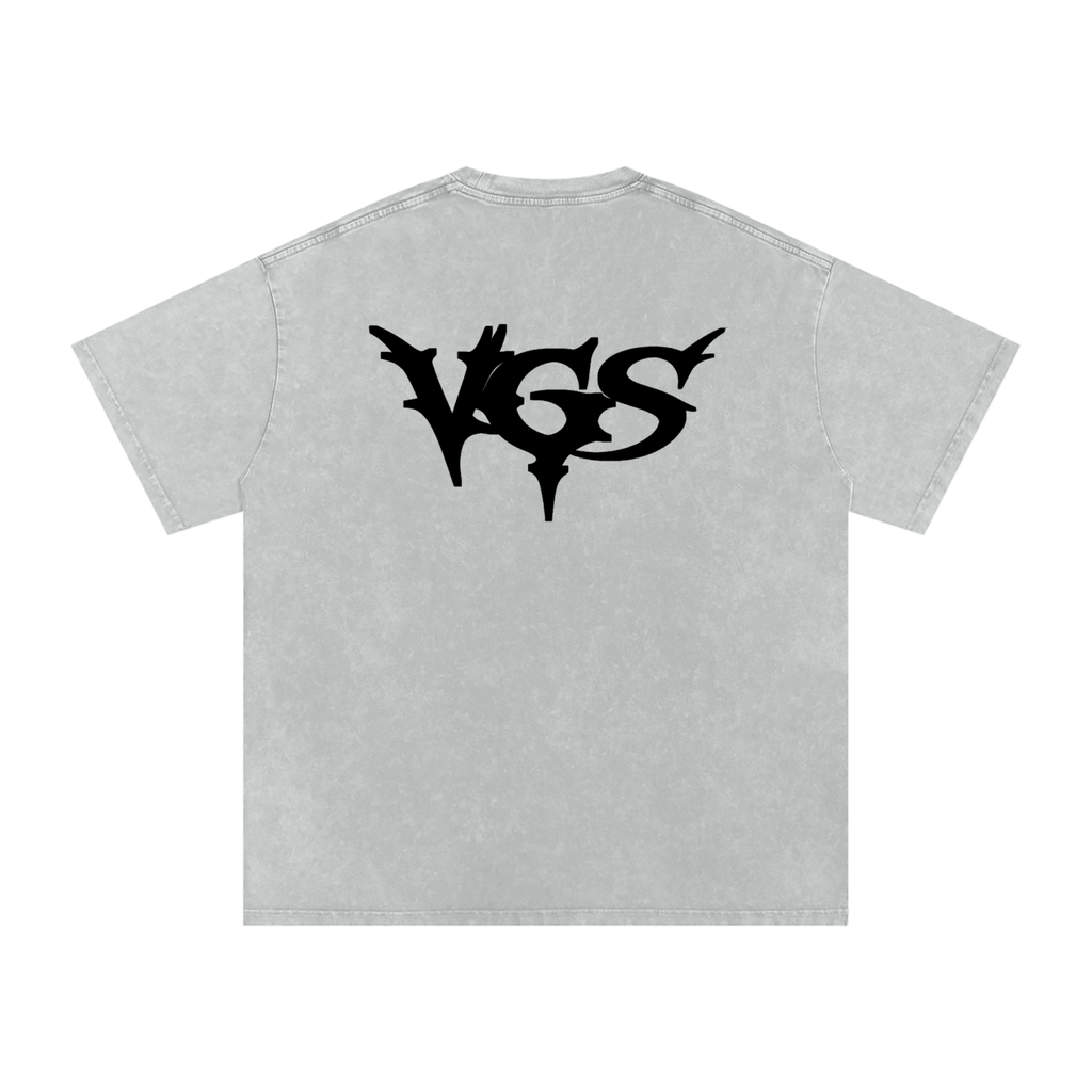VGS ARCHIVED SNOW WASH GREY TEE 1.0