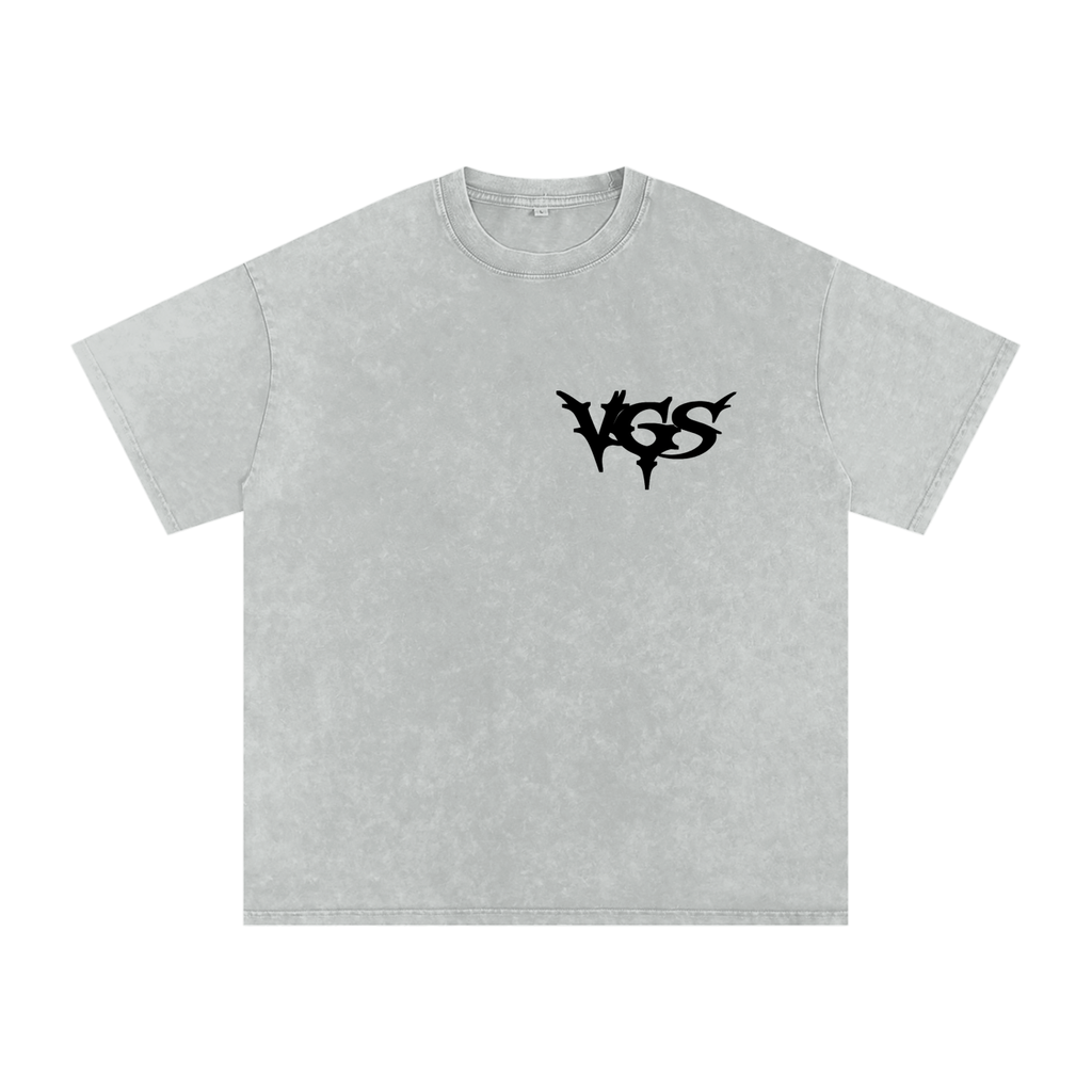 VGS ARCHIVED SNOW WASH GREY TEE 1.0